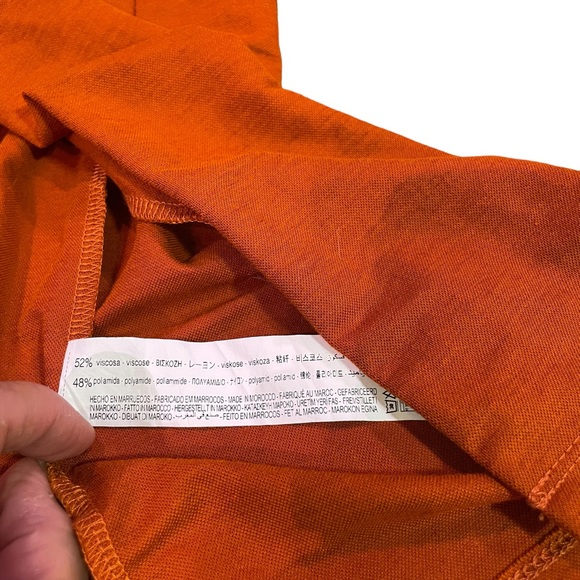 ZARA W/B COLLECTION SLEEVELESS DRESS Burnt Orange Size M - Picture 10 of 11